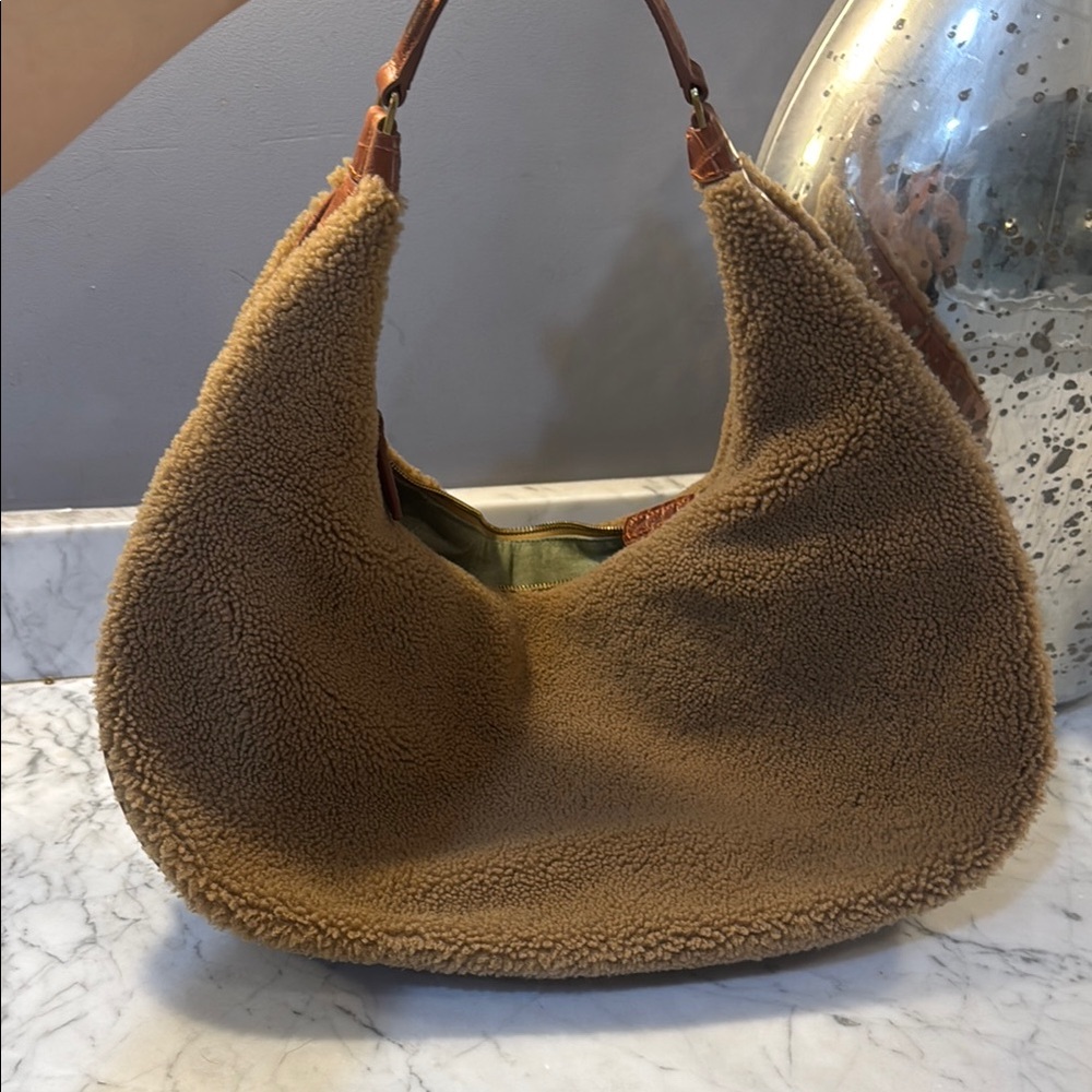 Staud shearling hobo